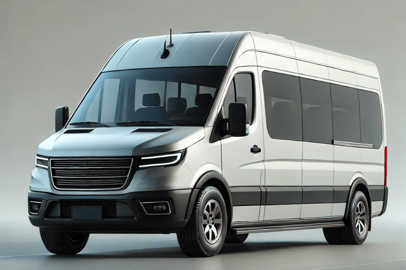 private van shuttle transport taxi bus car